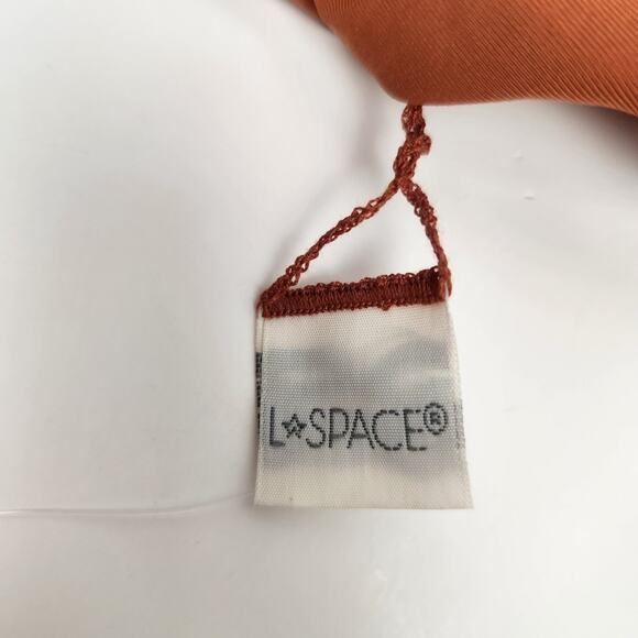 L*Space Lizzie Bikini Top in Amber Brown Size Small NWT - Picture 5 of 6